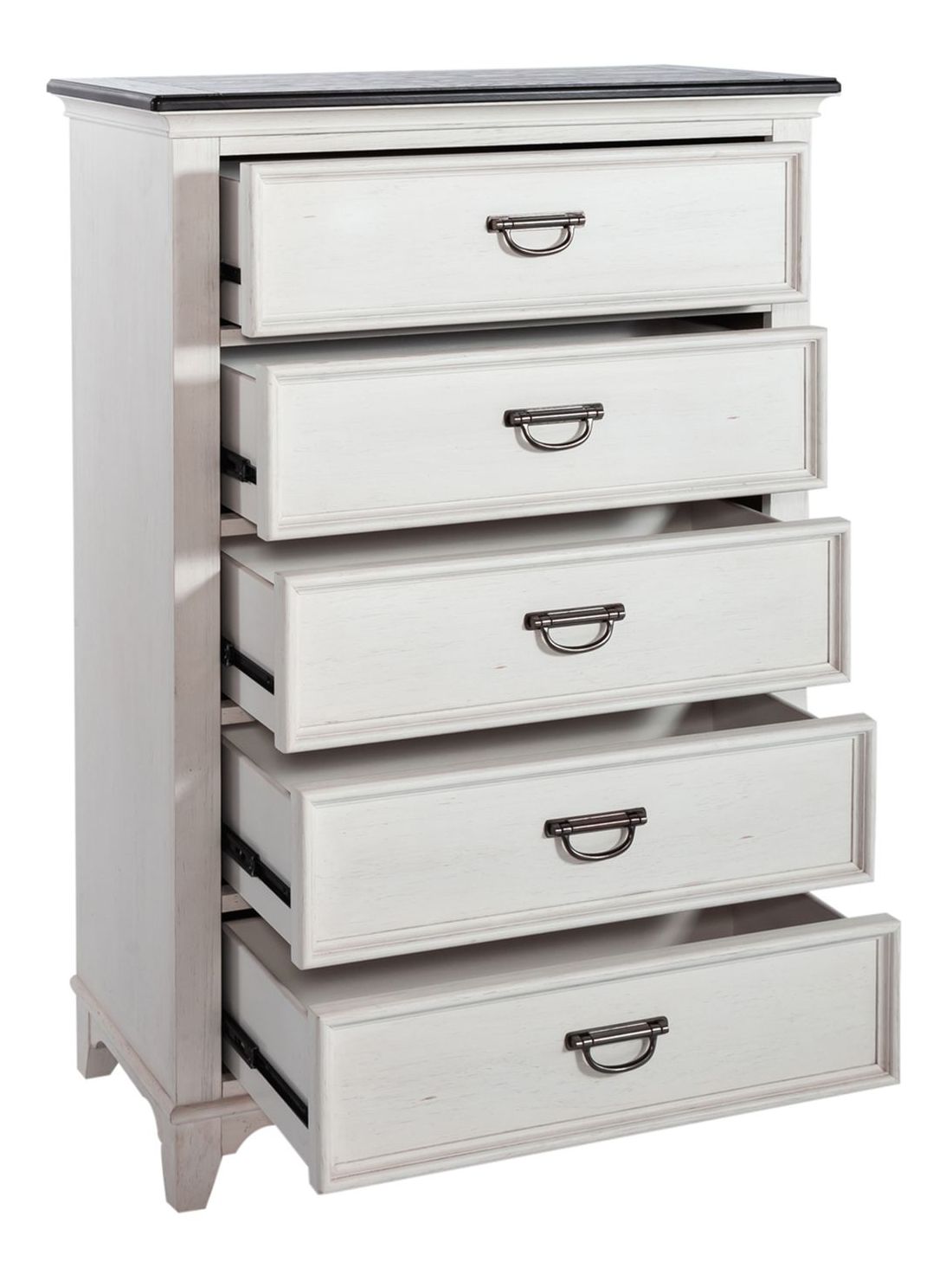 Allyson Park Wood 36-Inch Chest w/5 Drawers