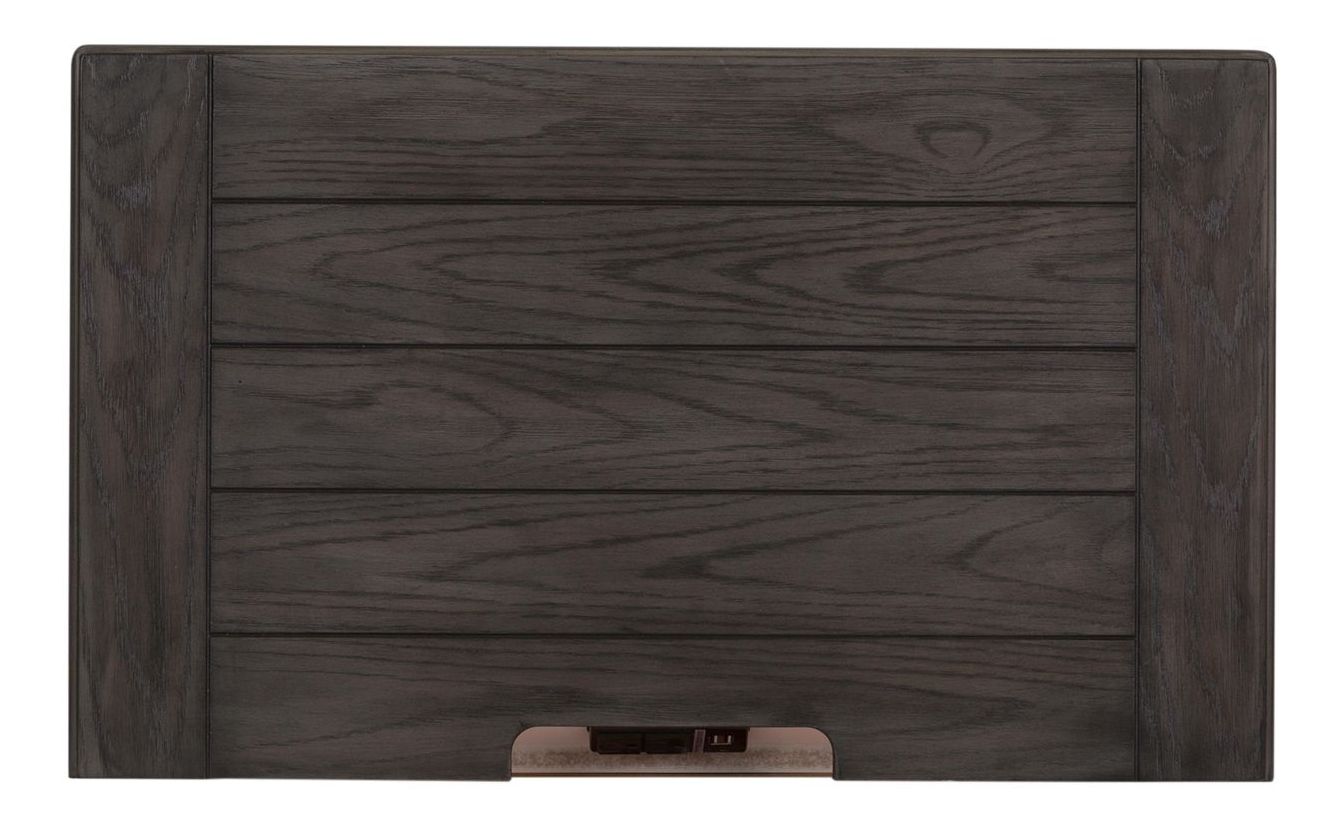 Allyson Park Wood Night Stand w/Charging Station & 3 Drawers