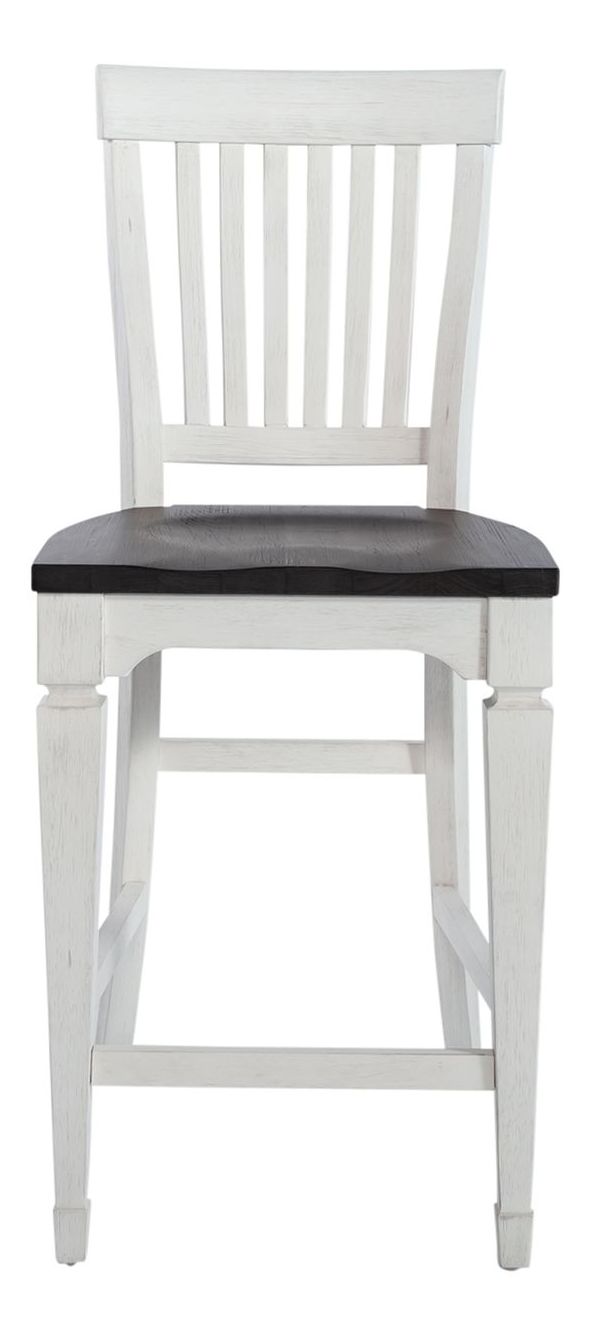 Allyson Park Wood Counter Height Slat Back Chair