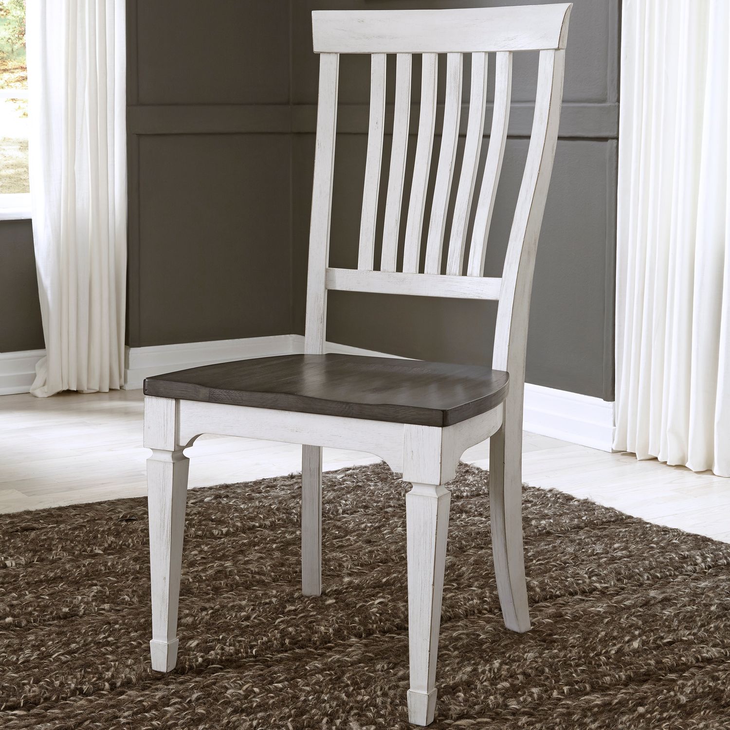 Allyson Park Wood Dining Set with 4 Drawers