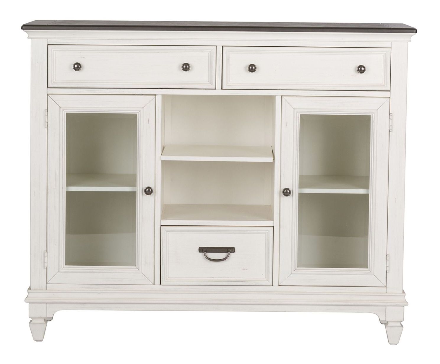 Allyson Park Wood Dining Set with 4 Drawers