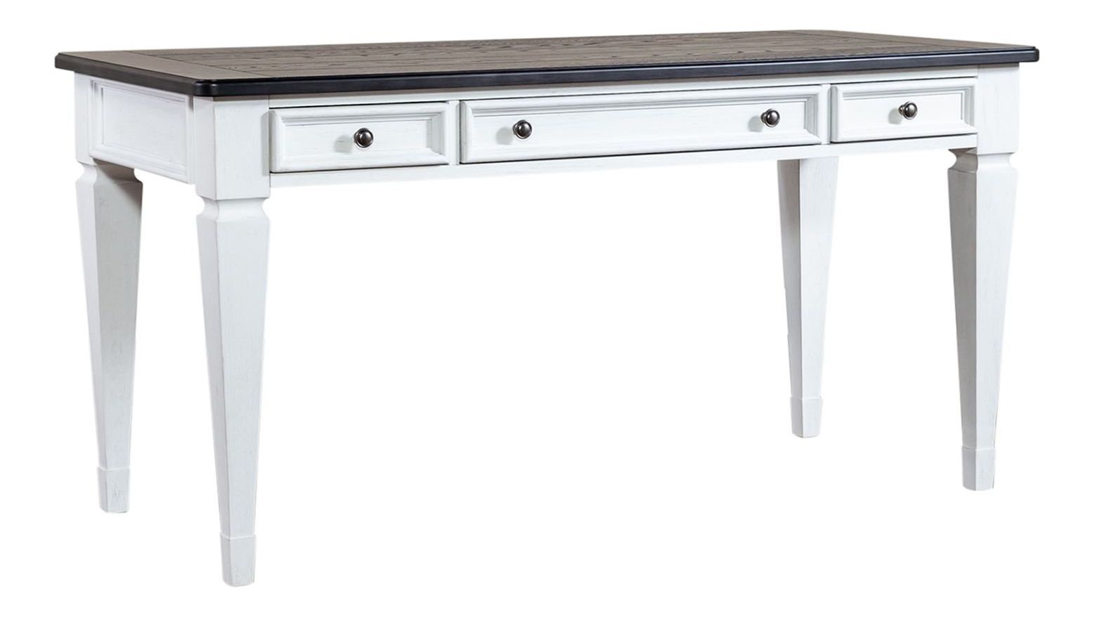 Allyson Park Wood Office Set | 7-Drawer Desk & Hutch