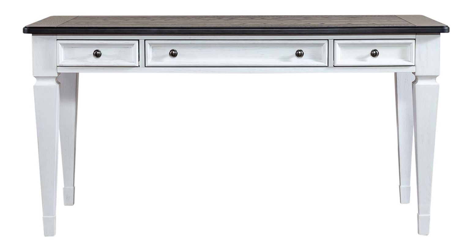 Allyson Park Wood Office Set | 7-Drawer Desk & Hutch
