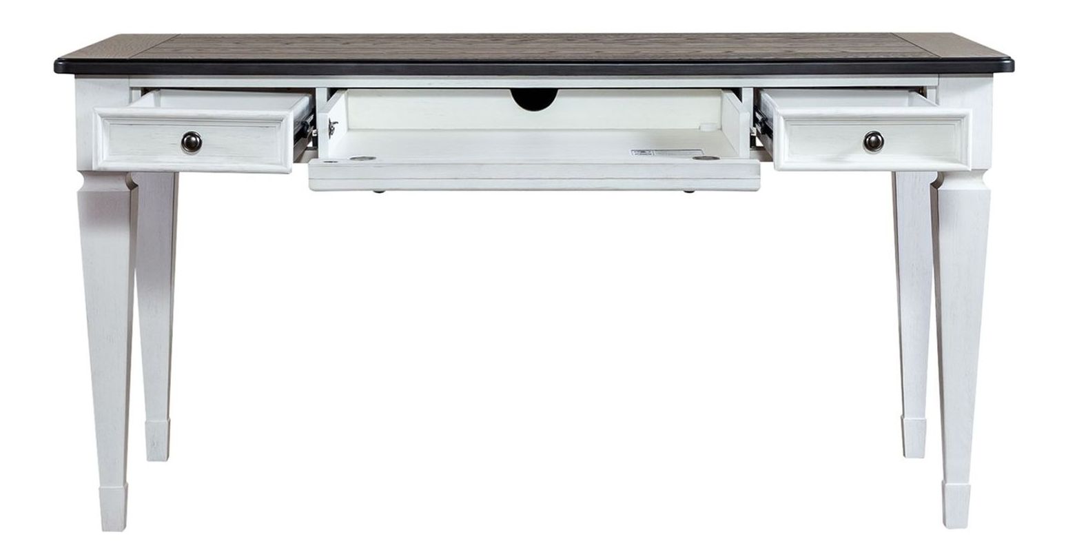 Allyson Park Rectangular Wood Writing Desk w/3 Drawers