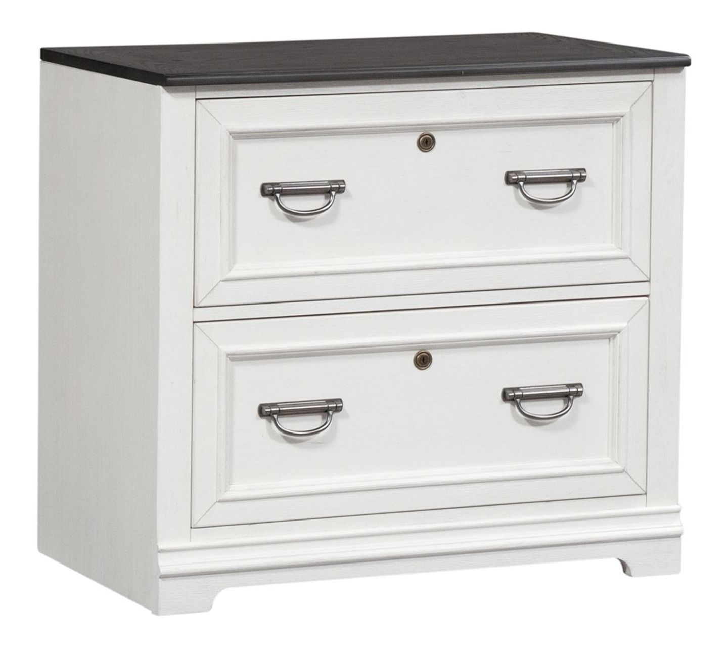 Allyson Park Wood Office Set | 7-Drawer Desk & Hutch