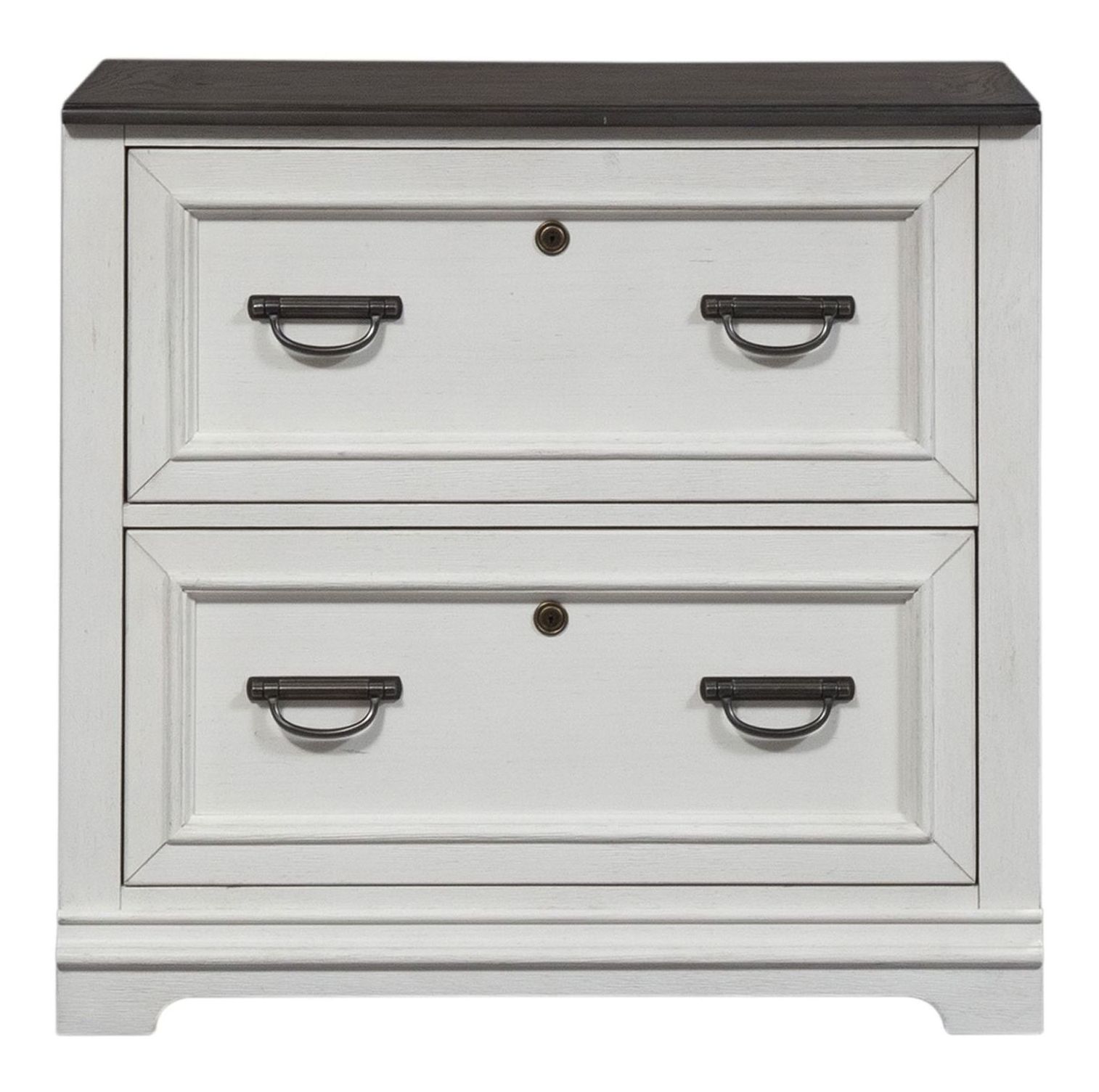Allyson Park Wood Office Set | 7-Drawer Desk & Hutch