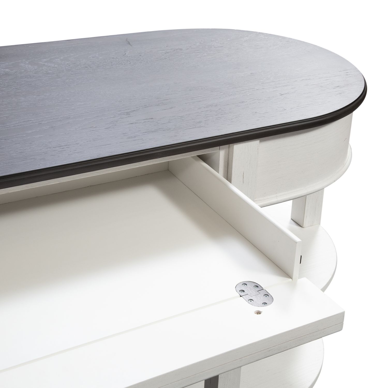 Allyson Park Wood Office Set | 7-Drawer Desk & Hutch