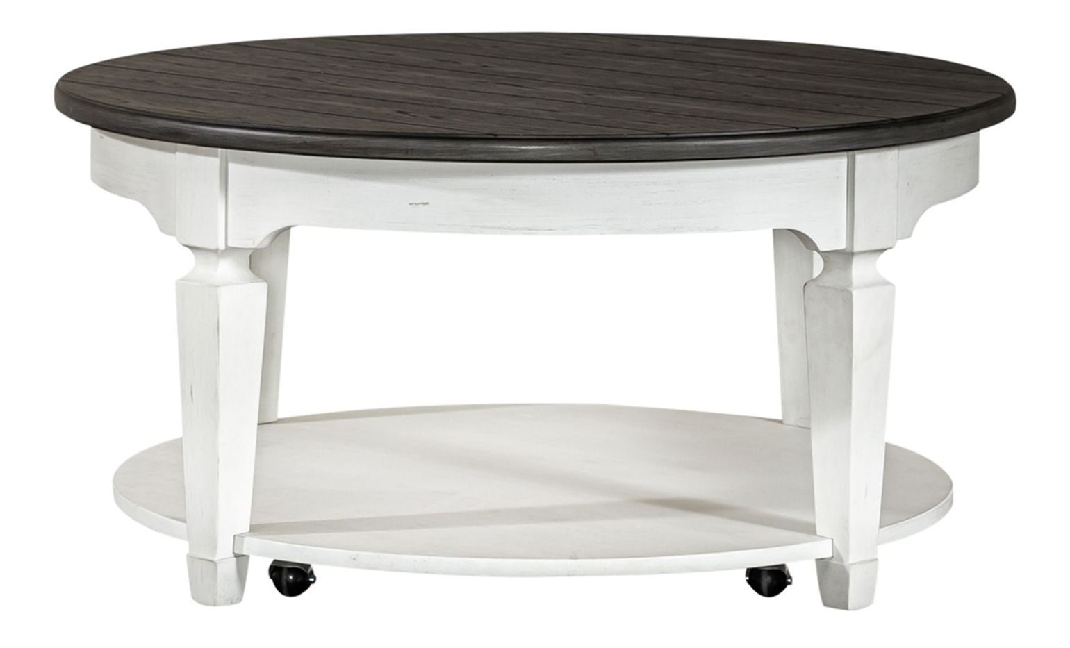Allyson Park Round Wood Cocktail Table Set