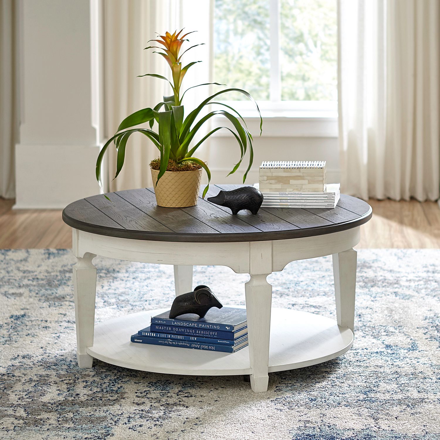 Allyson Park Round Wood Cocktail Table