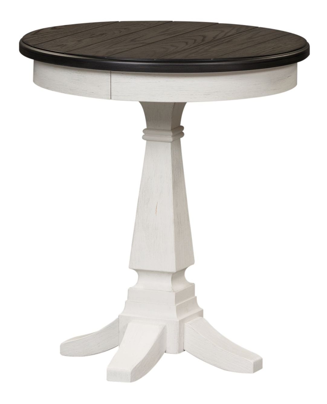 Allyson Park Round Wood Chair Side Table
