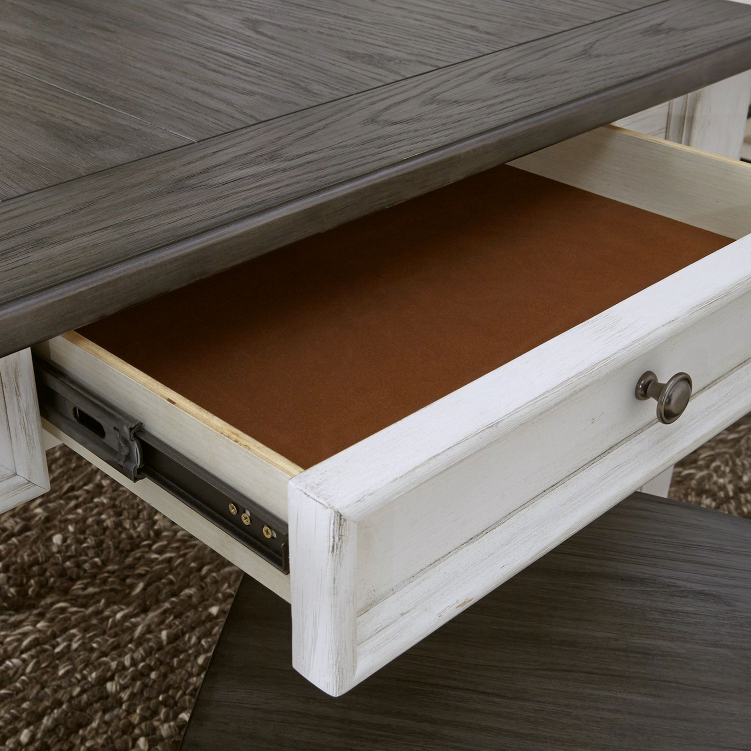 Allyson Park Wood Dining Set with 4 Drawers