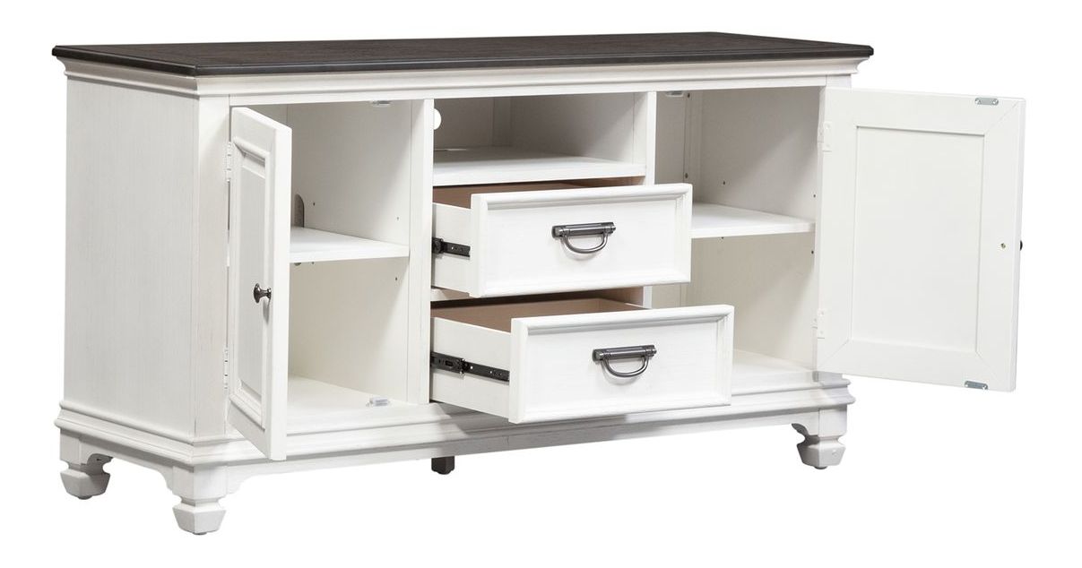 Allyson Park Wood 56-Inch TV Console w/2 Drawers & 2 Doors