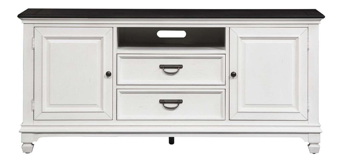 Allyson Park Wood 66-Inch TV Console w/2 Drawers & 2 Doors