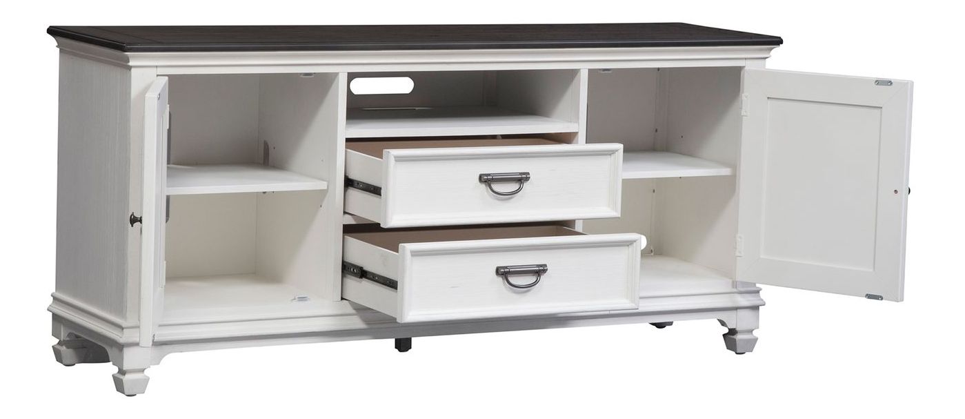 Allyson Park Wood 66-Inch TV Console w/2 Drawers & 2 Doors