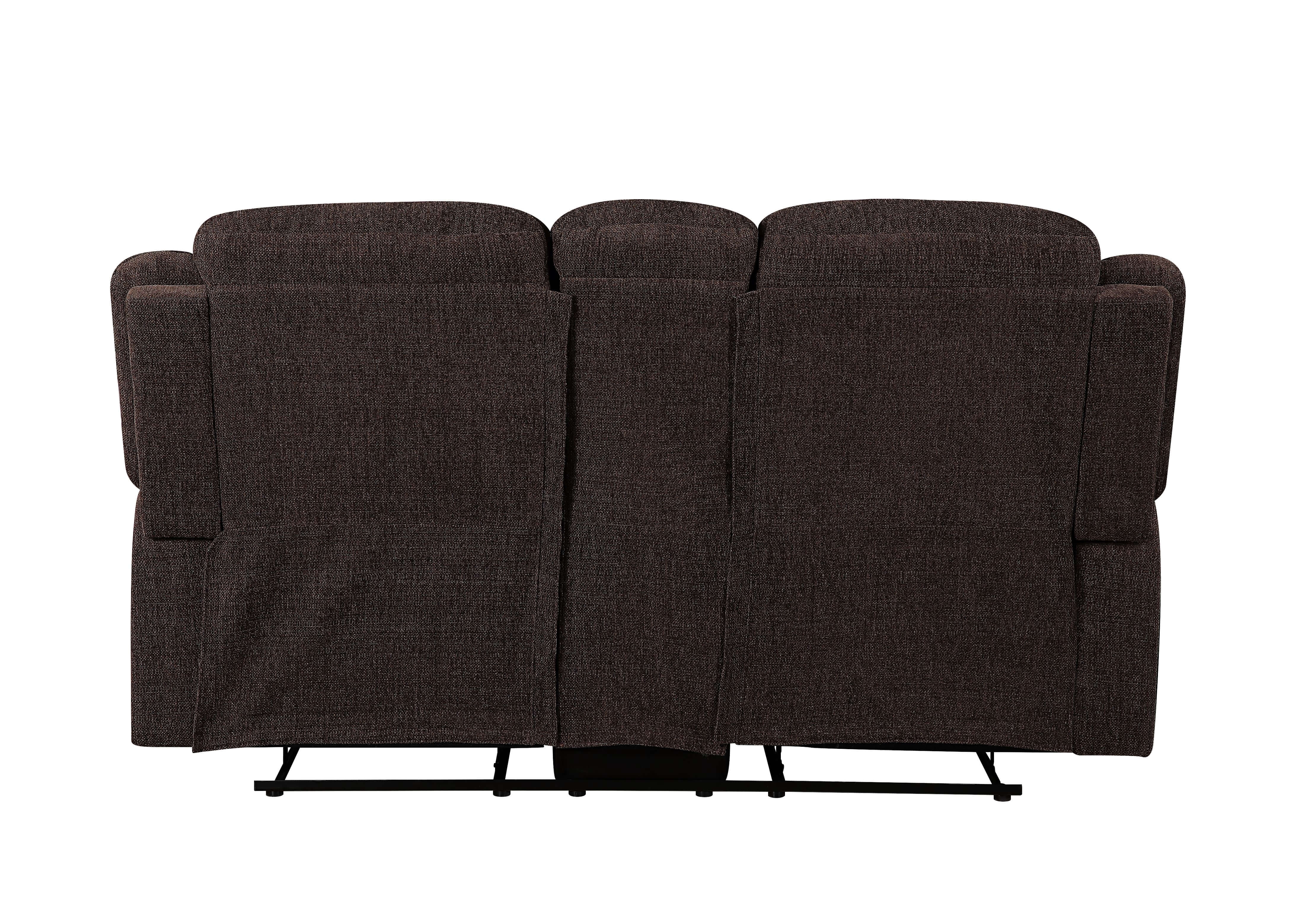 New Classic Furniture Sheffield - Latte Sheffield Dual Recliner Console Loveseat