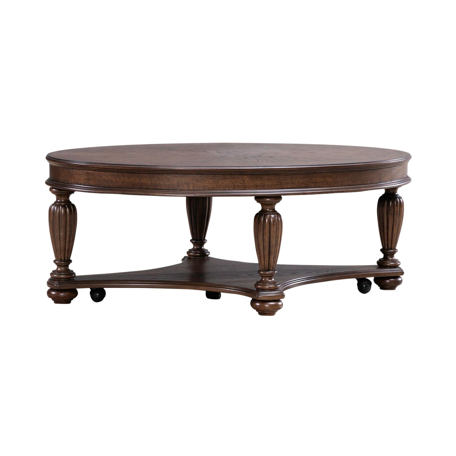 Allington Oval Wood Cocktail Table Set w/ End Tables