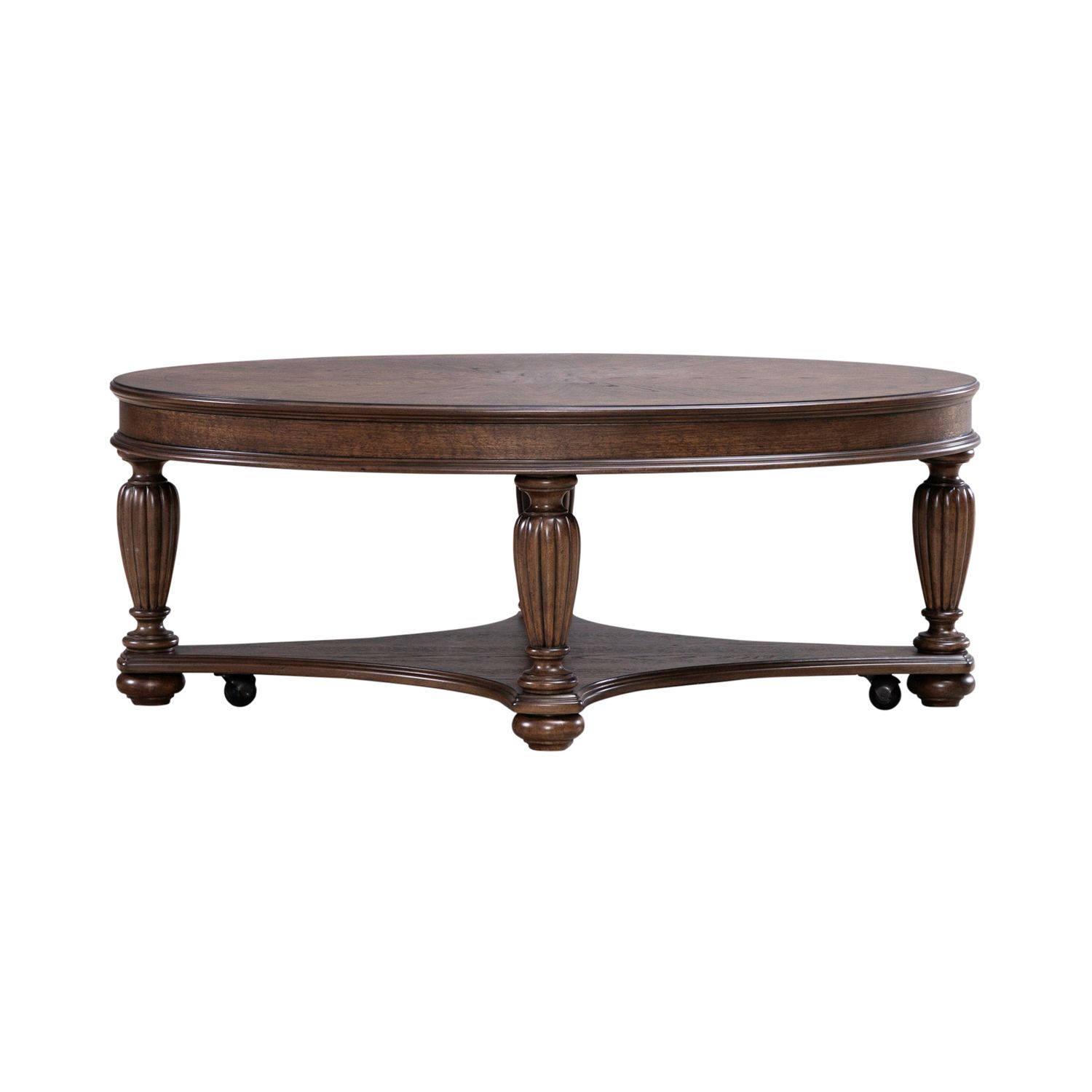 Allington Oval Wood Cocktail Table Set w/ End Tables