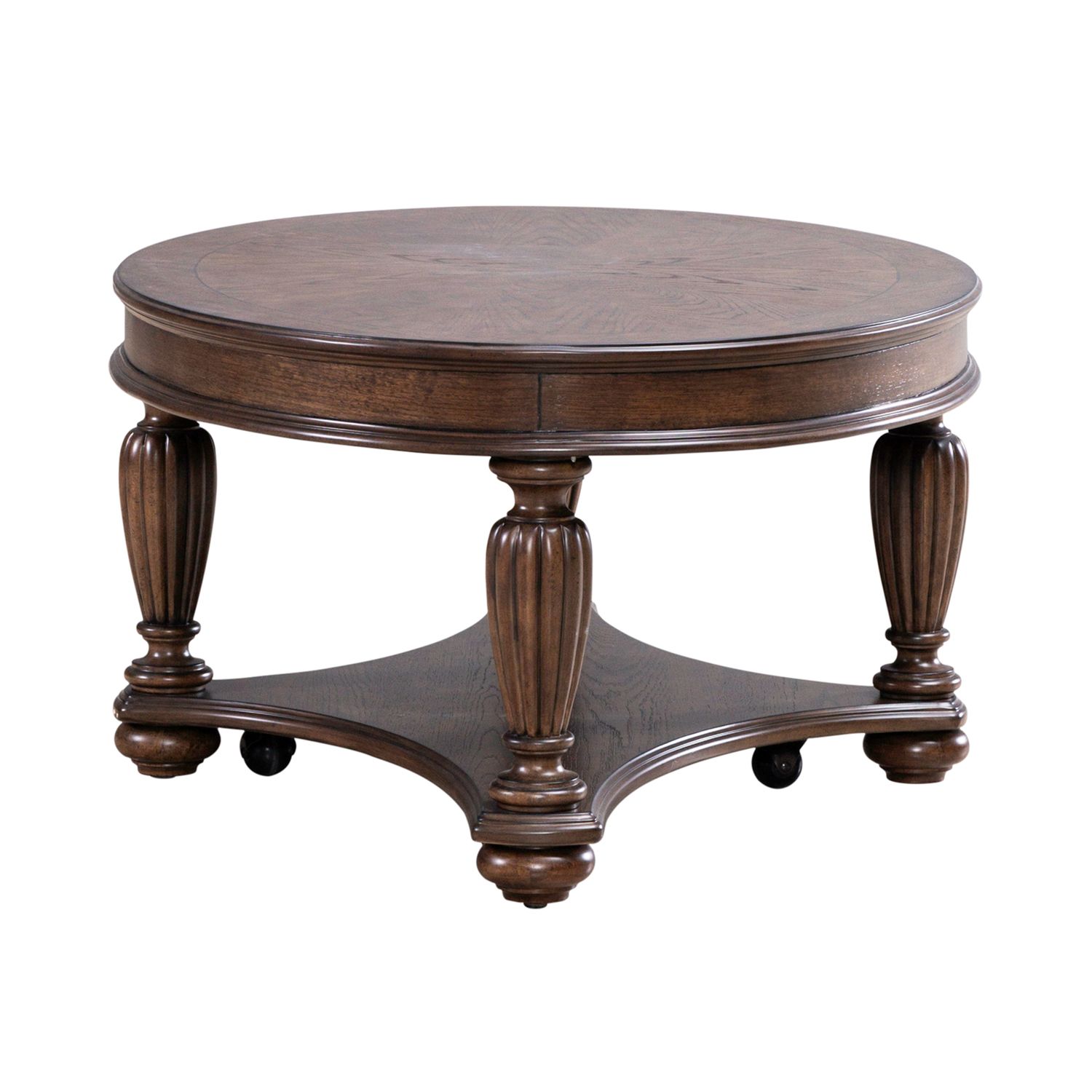 Allington Oval Wood Cocktail Table Set w/ End Tables
