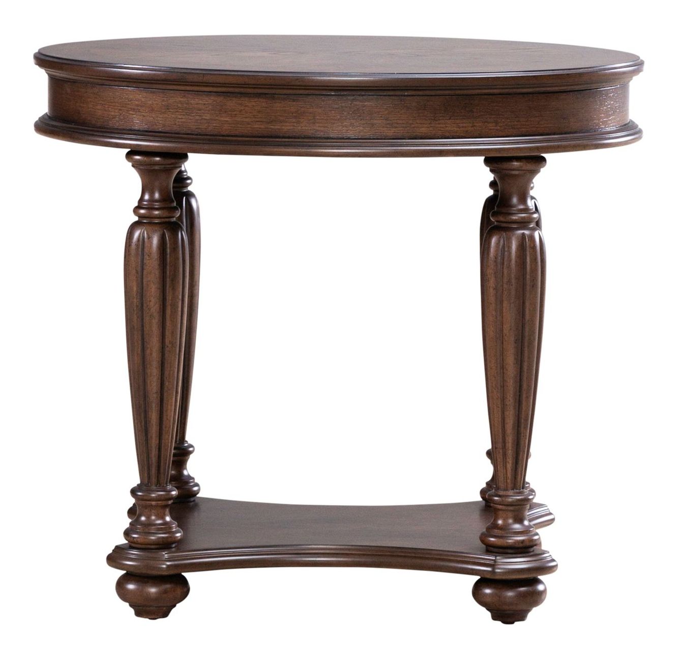 Allington Oval Wood End Table