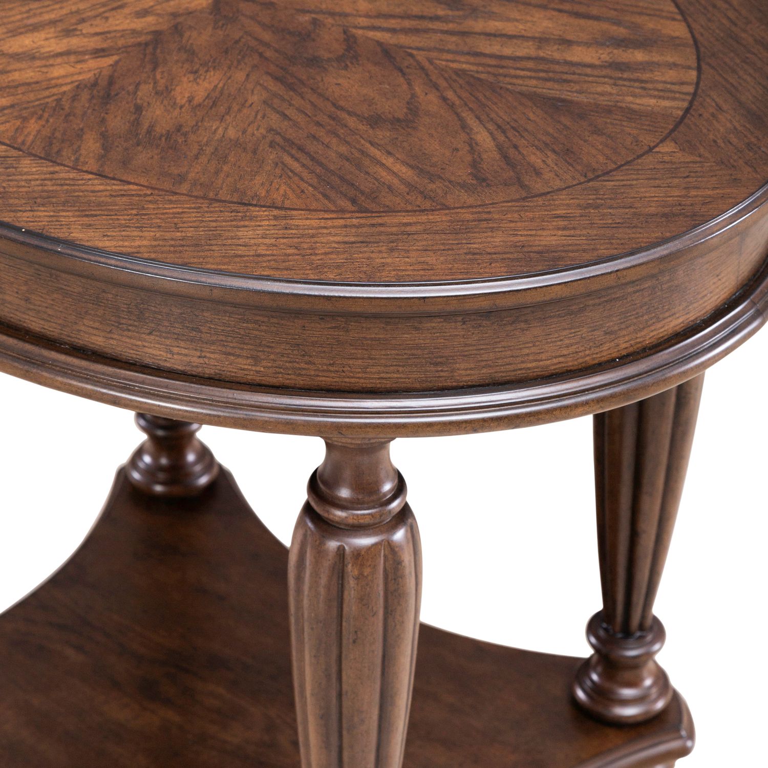 Allington Oval Wood Cocktail Table Set w/ End Tables