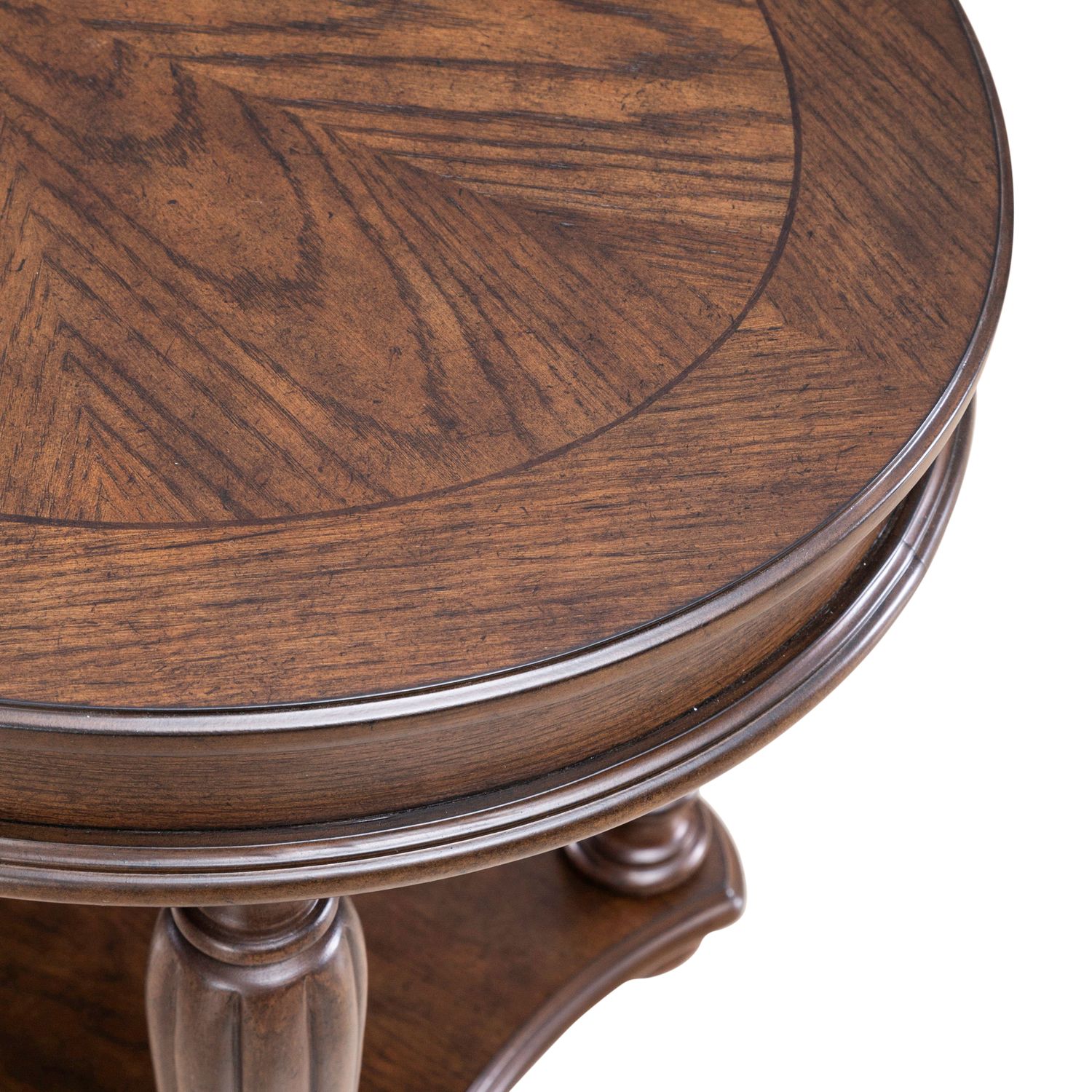 Allington Oval Wood Cocktail Table Set w/ End Tables