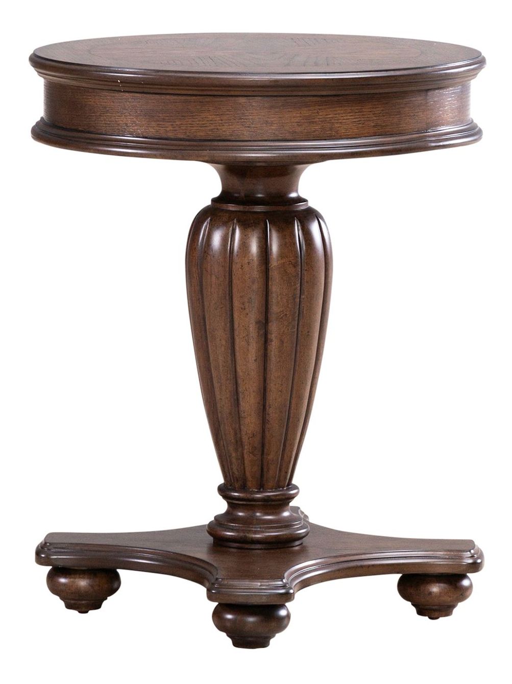 Allington Round Wood End Table