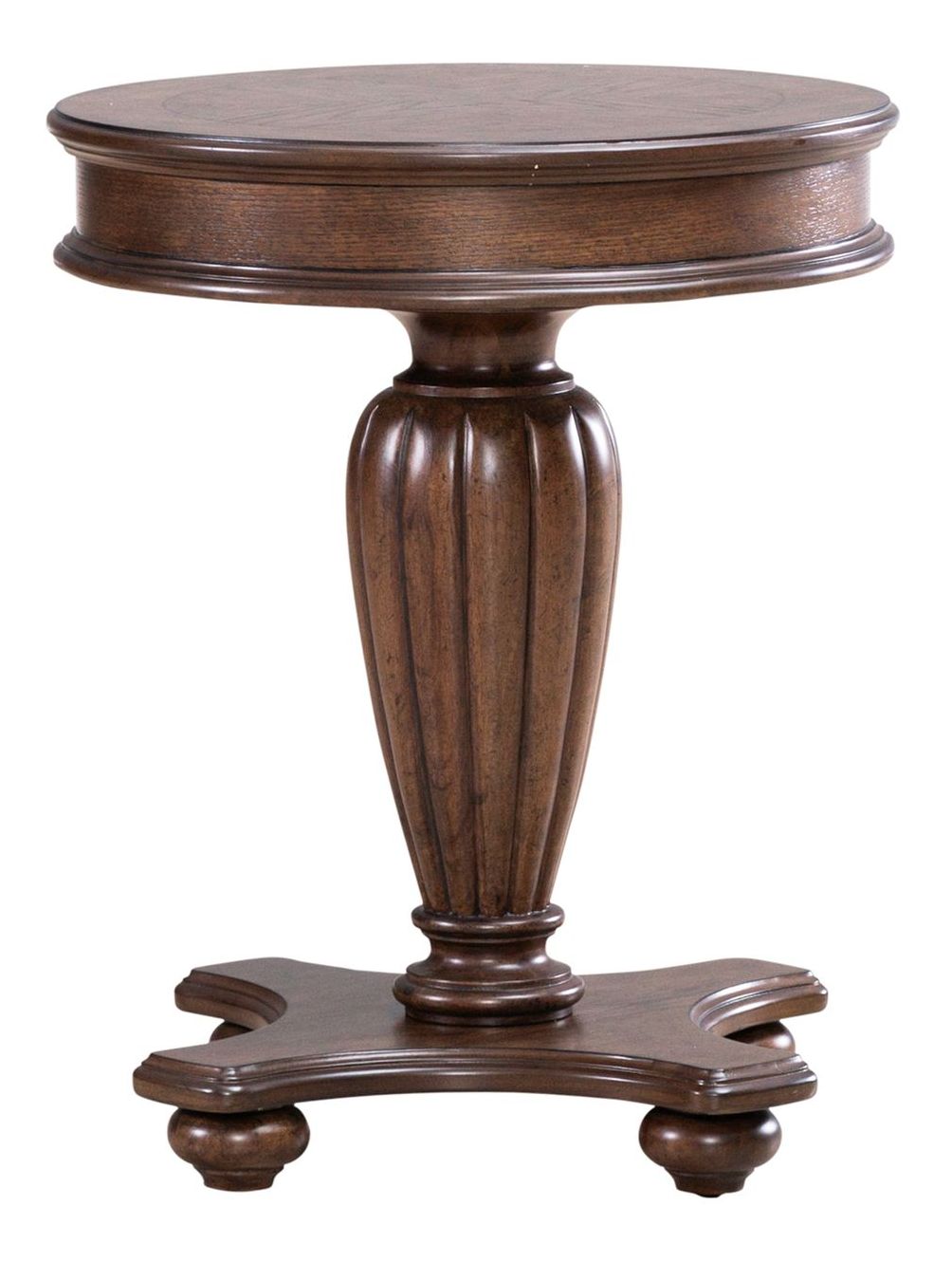 Allington Round Wood End Table
