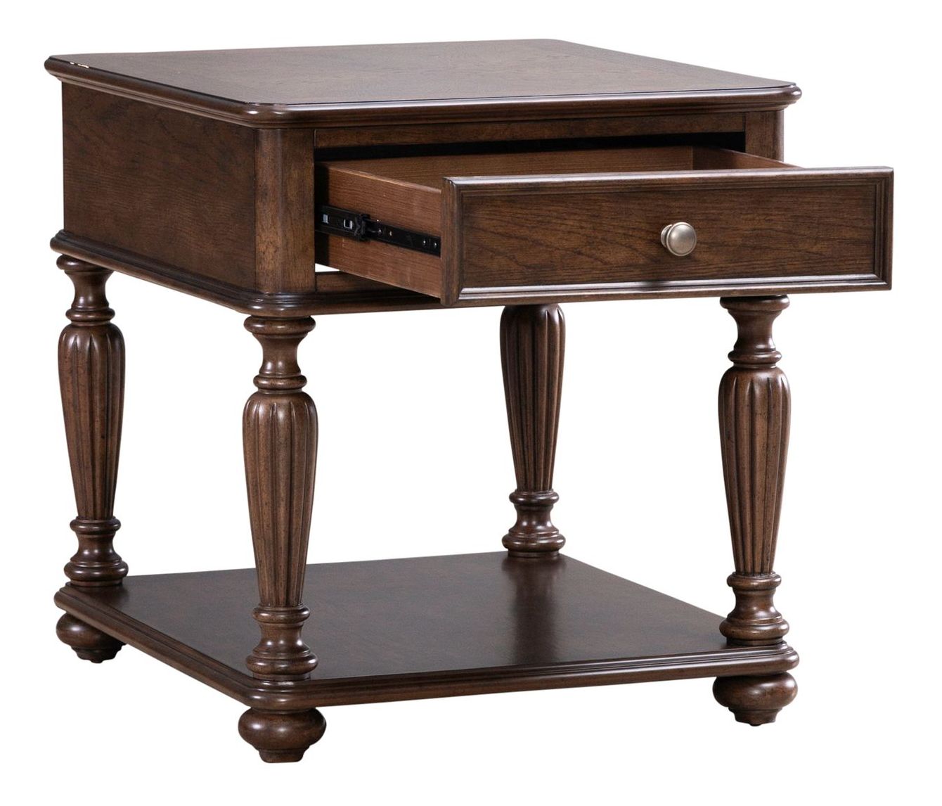 Allington Rectangular Wood 1-Drawer End Table