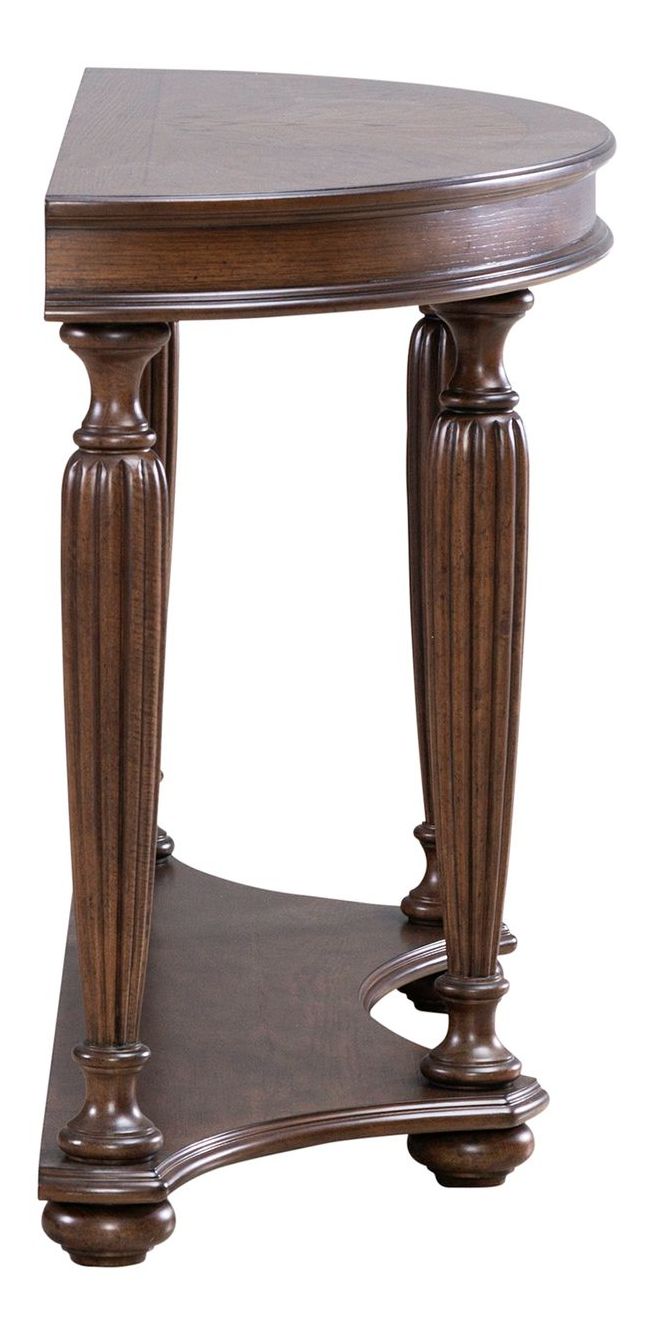 Allington Demilune Wood Sofa Table