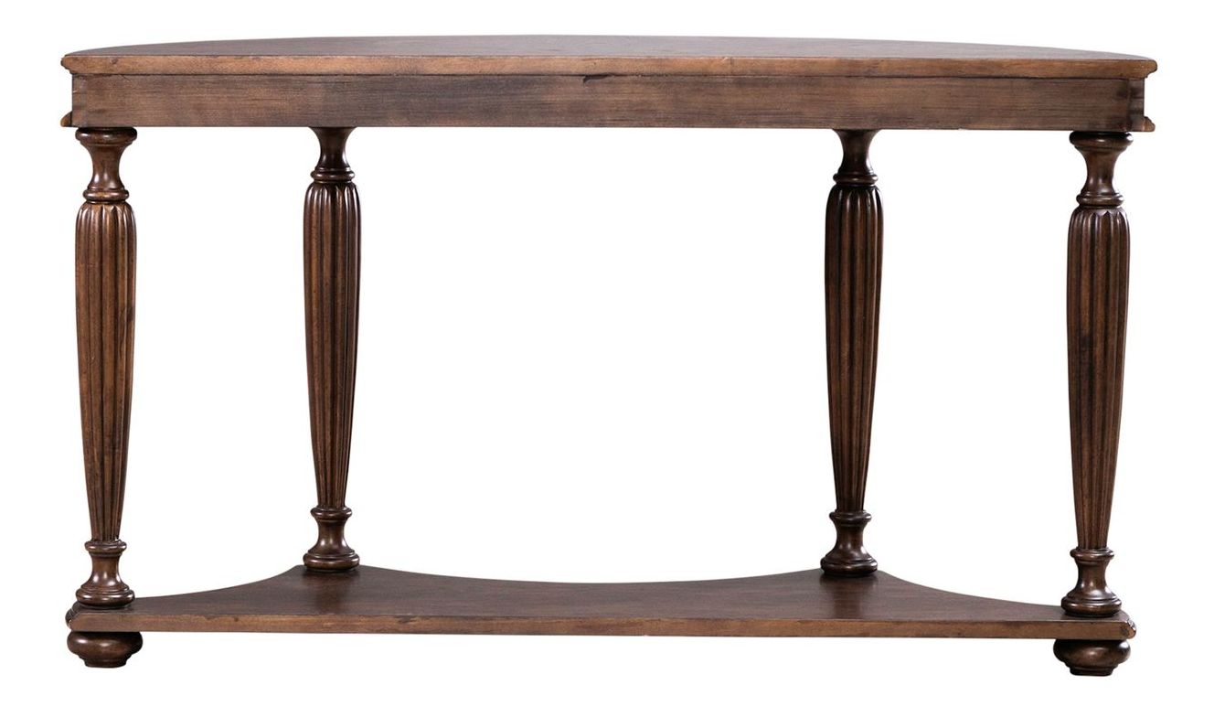 Allington Demilune Wood Sofa Table