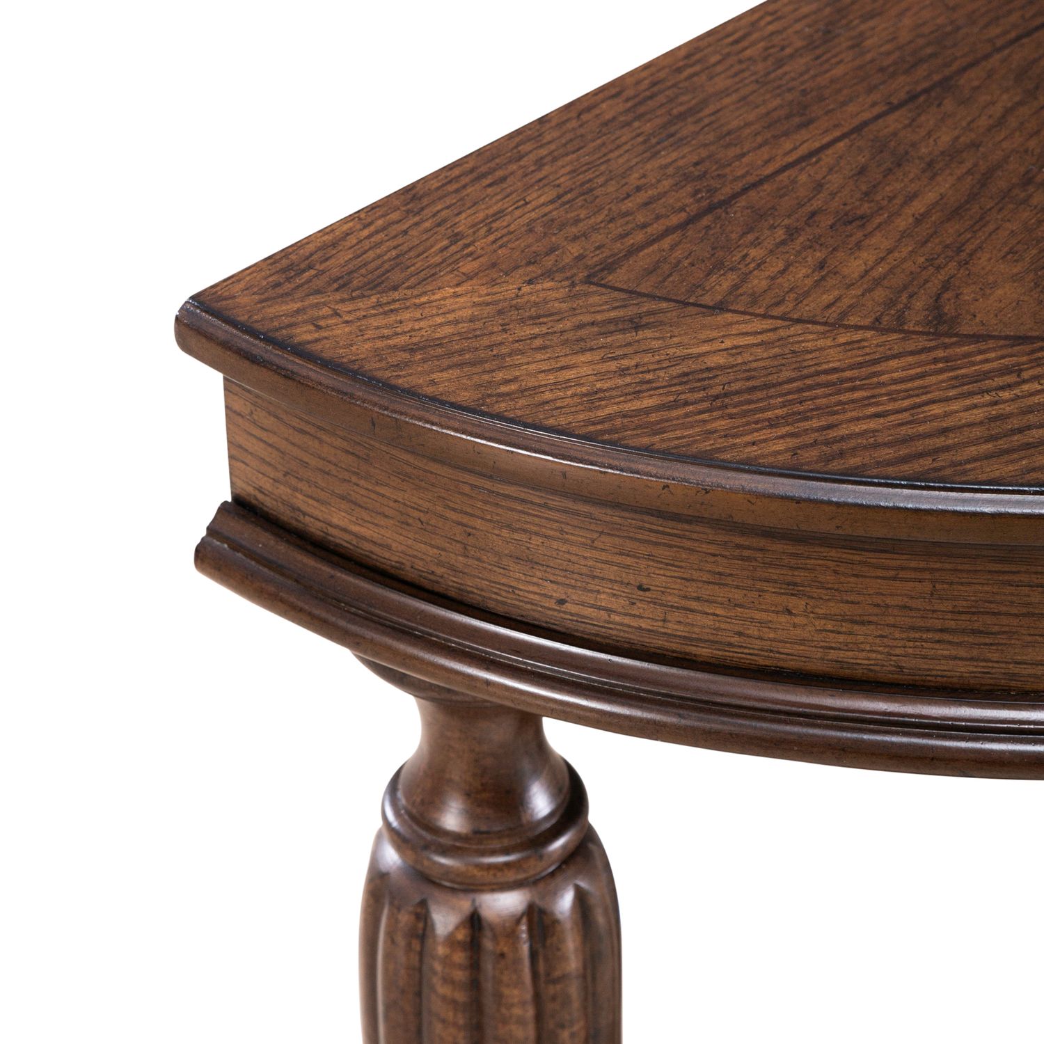 Allington Demilune Wood Sofa Table