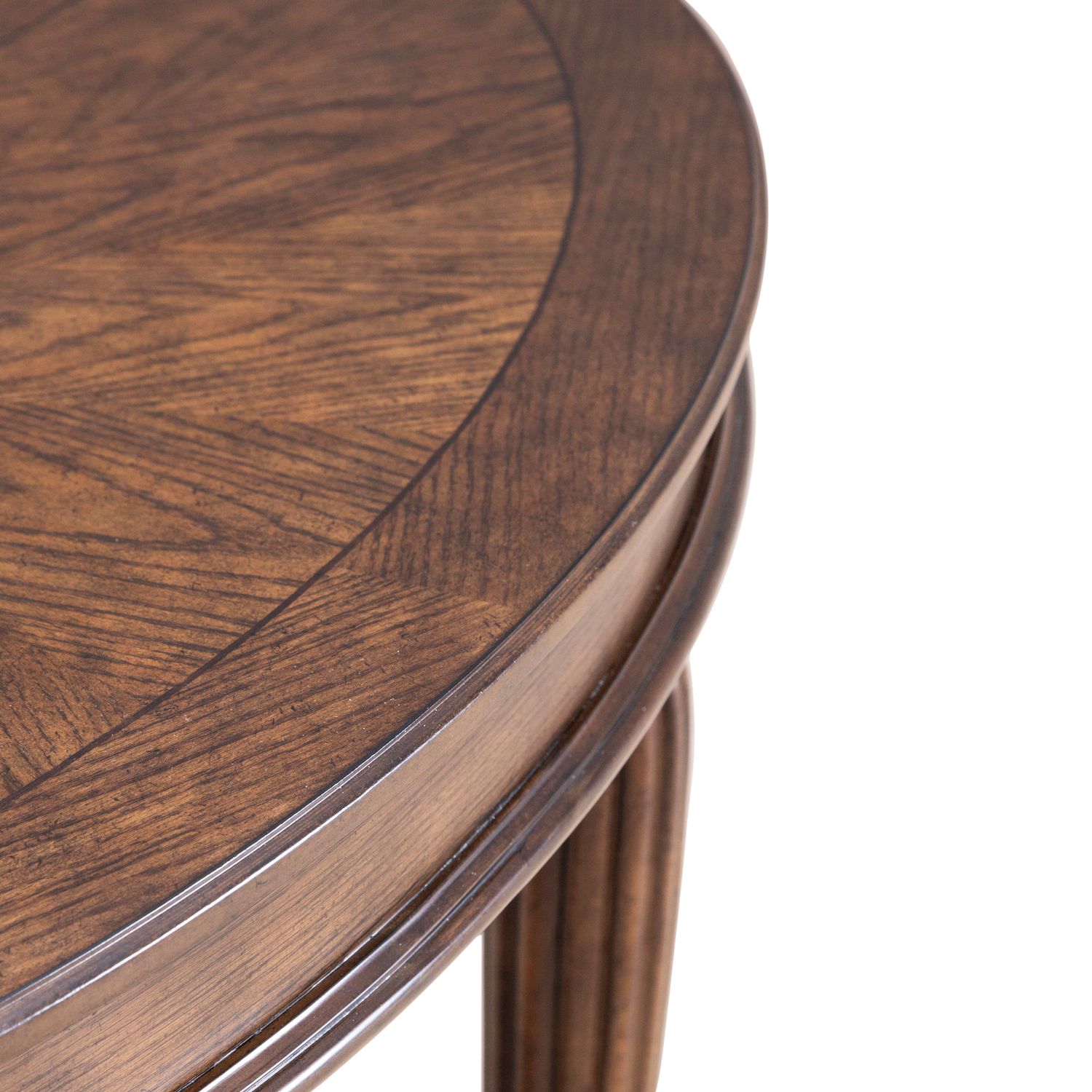 Allington Demilune Wood Sofa Table