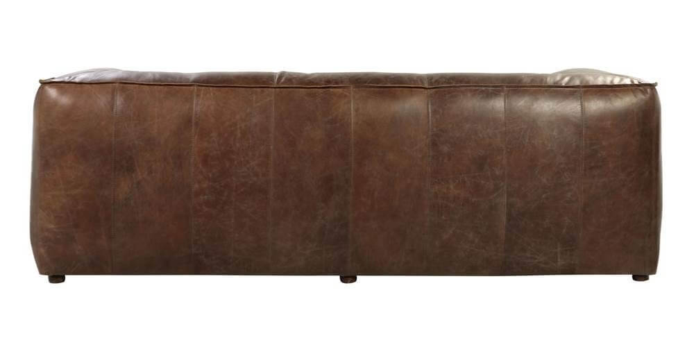 Brancaster Vintage Top Grain Leather/Aluminum Living Room Set