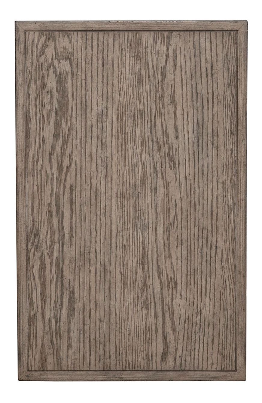 City Scape Rectangular Wood Storage Chair Side Table