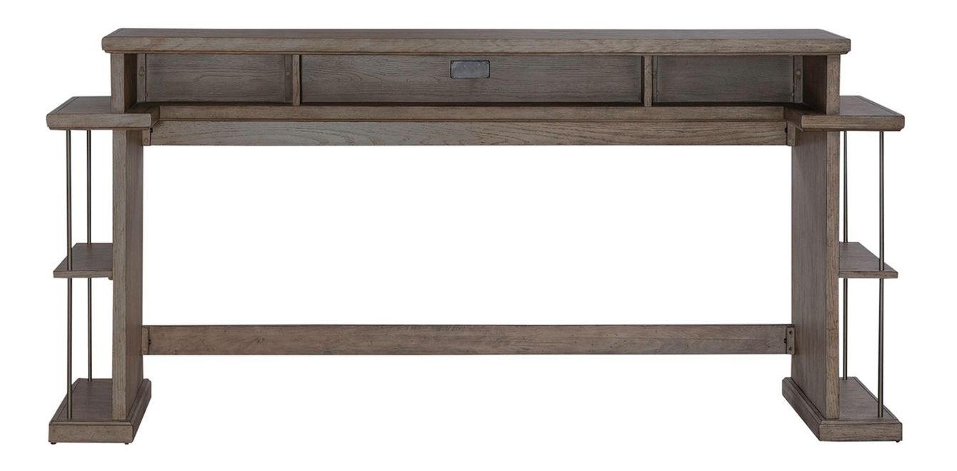 City Scape Console Bar Table with 3 Swivel Stools | Power