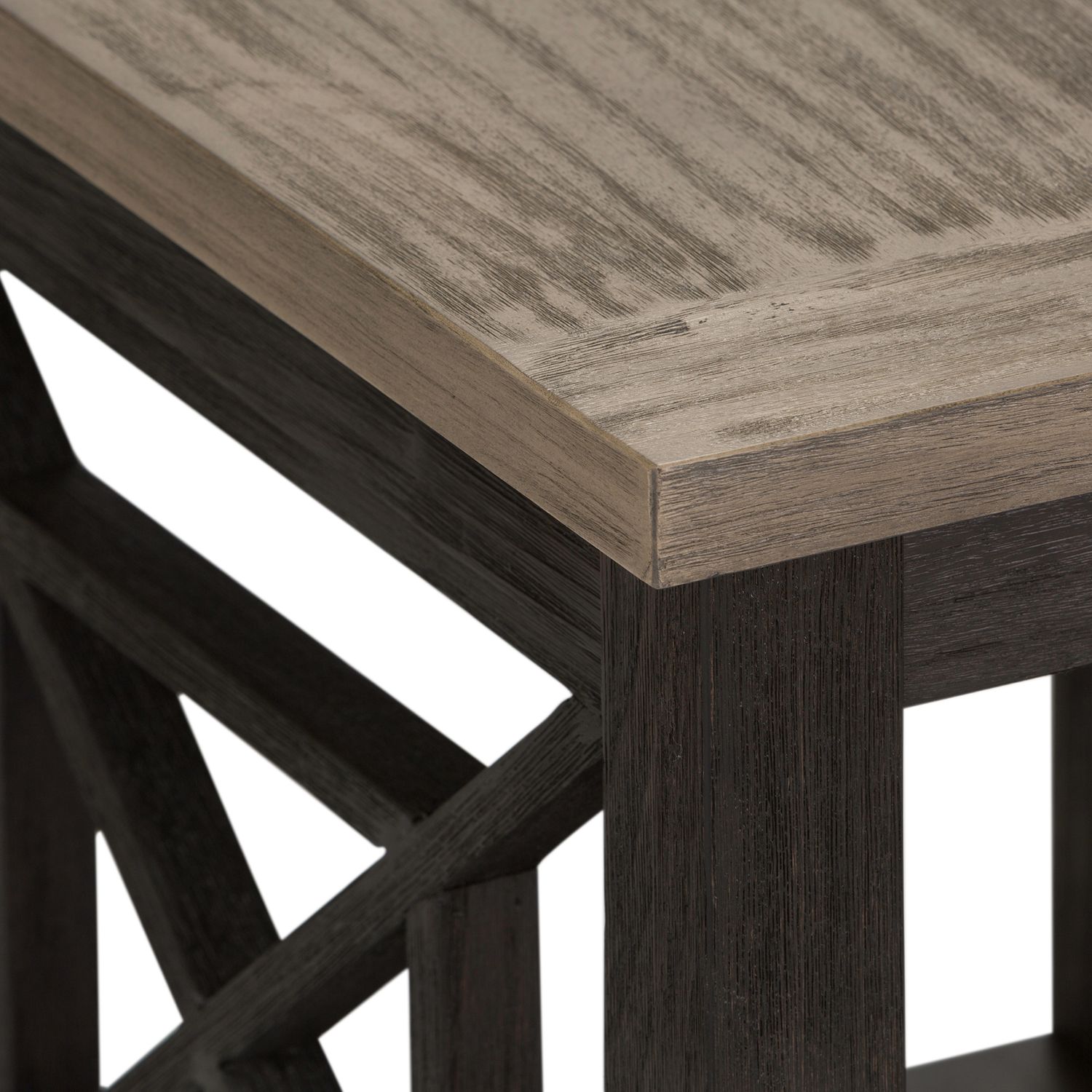 Heatherbrook 3-Piece Wood Cocktail Table Set | Rustic Style