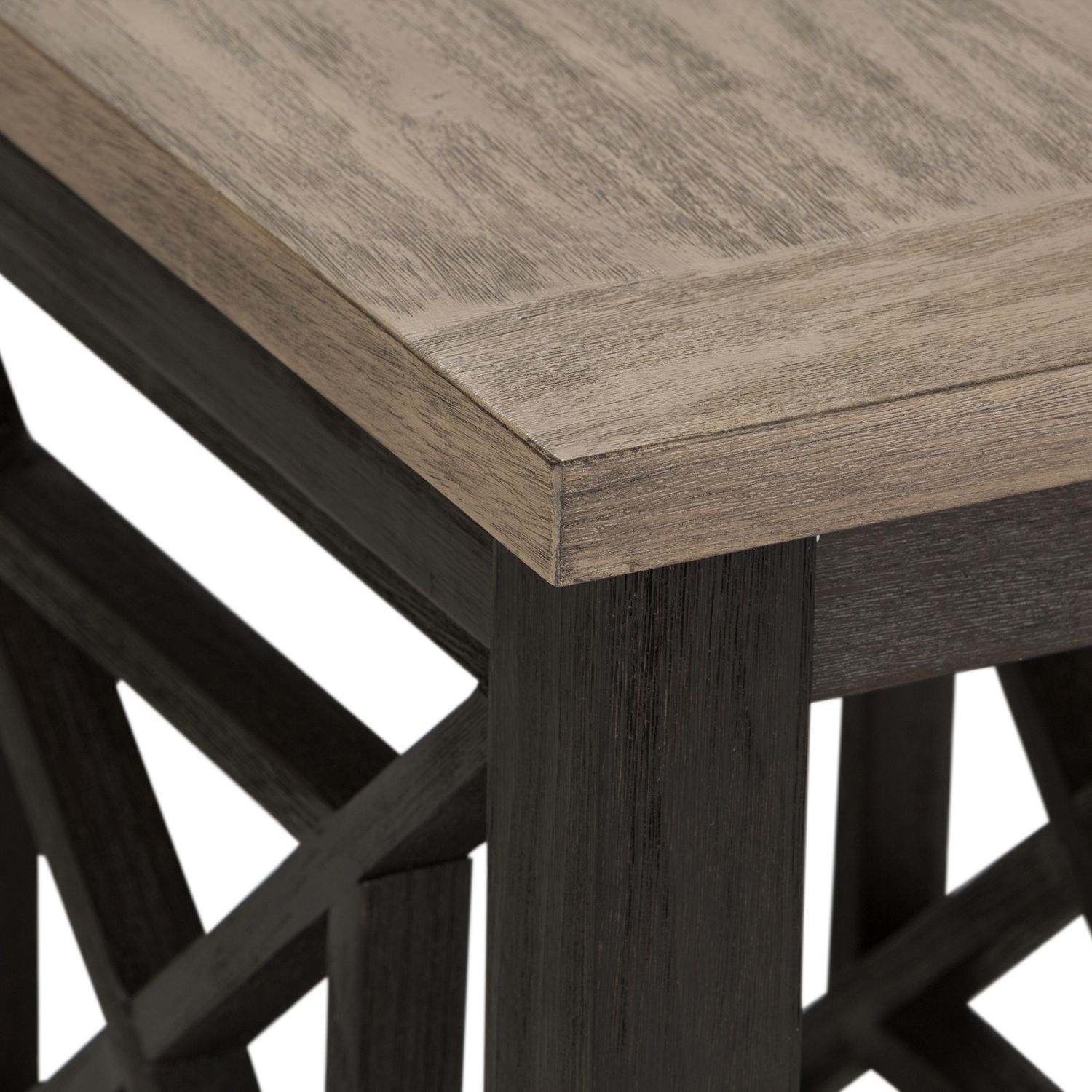 Heatherbrook Rectangular Wood Chair Side Table