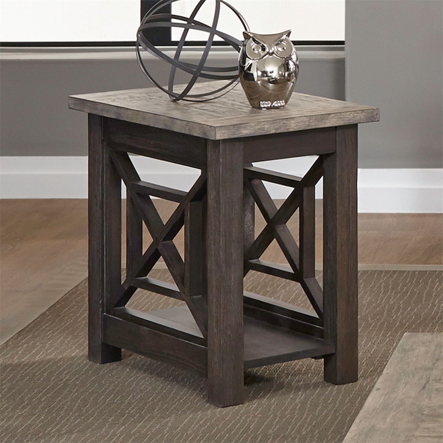 Heatherbrook Lift Top Coffee Table Set | Rustic Style