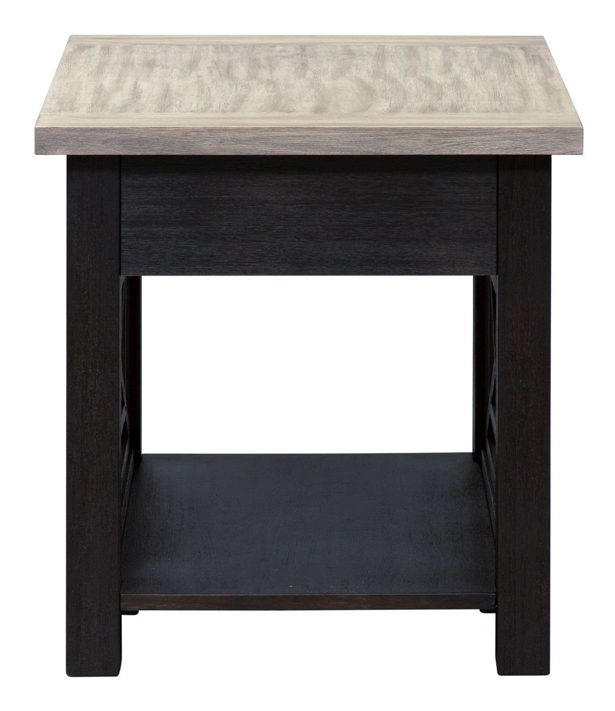 Heatherbrook Rectangular Wood 1-Drawer End Table