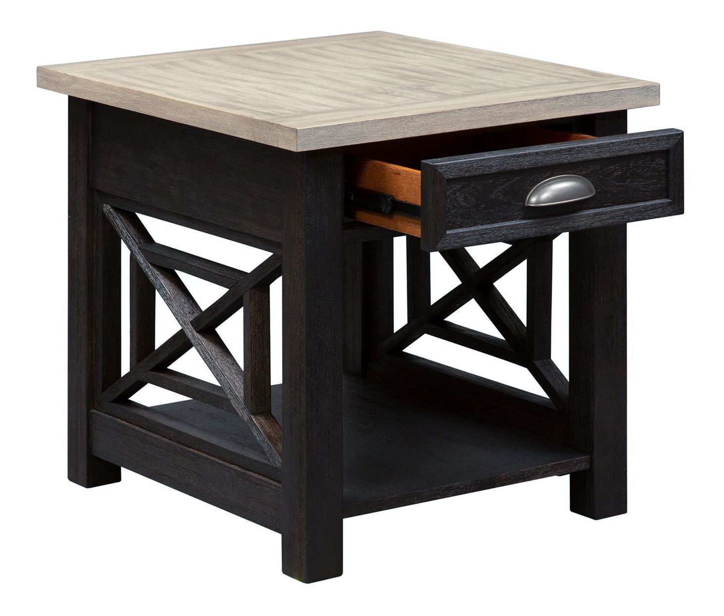 Heatherbrook 3-Piece Wood Cocktail Table Set | Rustic Style