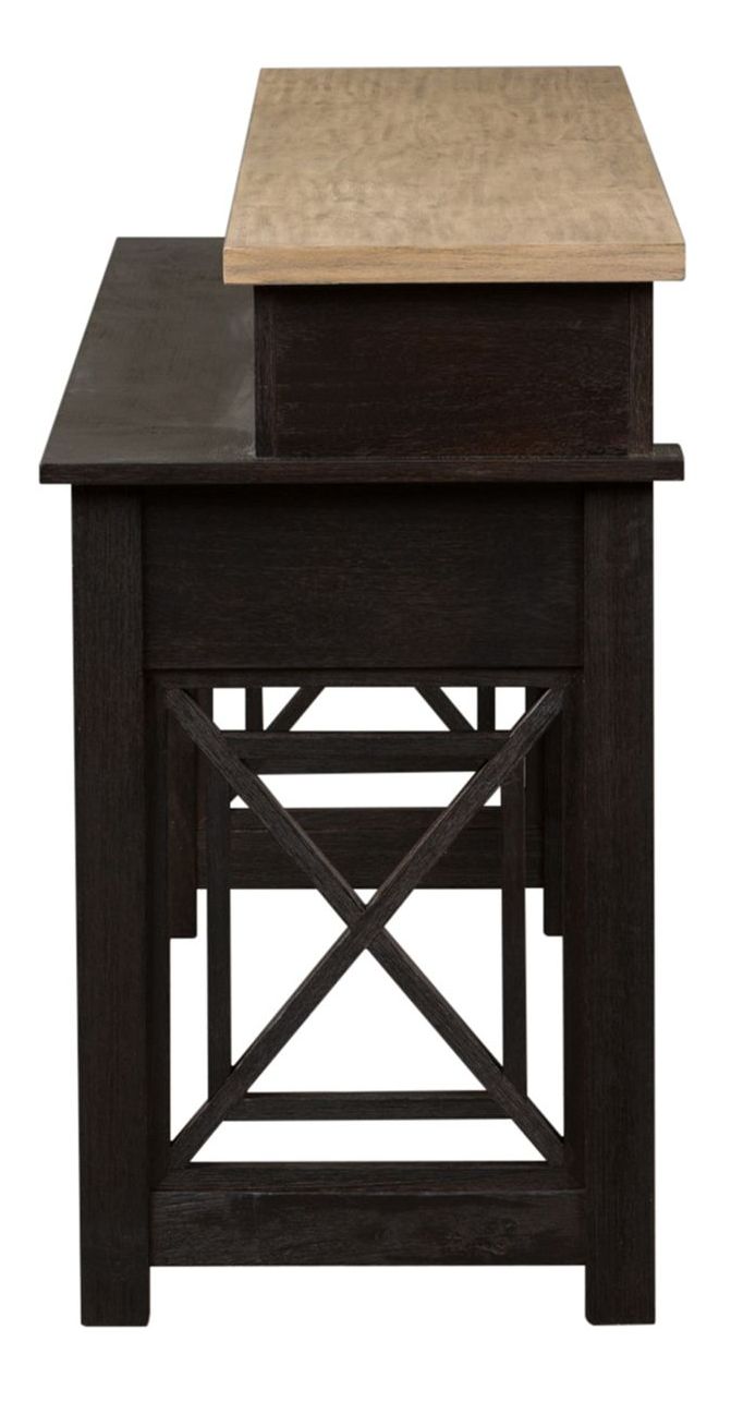 Heatherbrook Lift Top Coffee Table Set | Rustic Style
