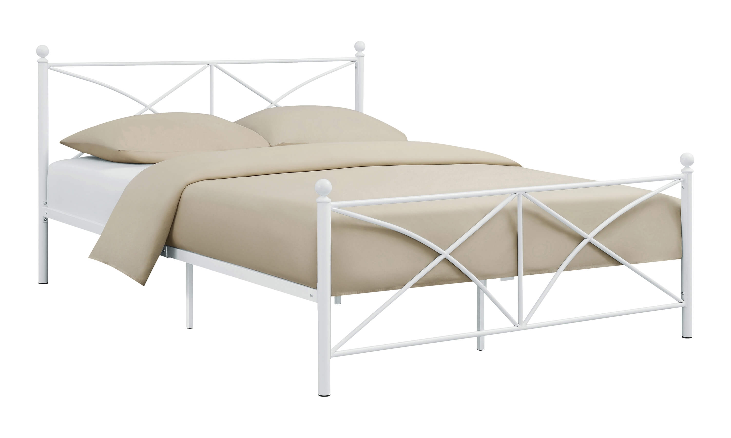 Hart Metal Platform Bed, Queen Size