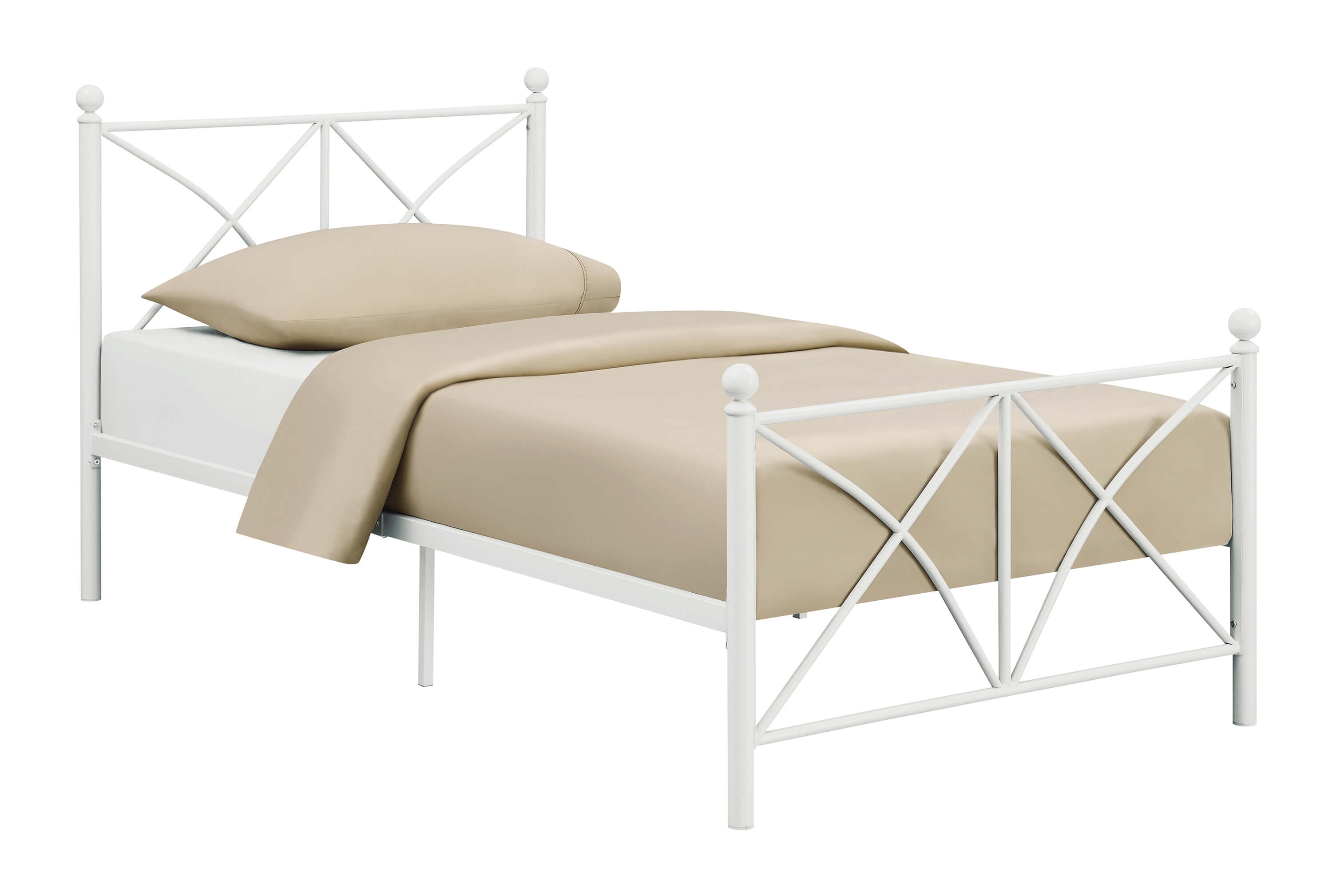 Hart Metal Platform Bed, Twin Size