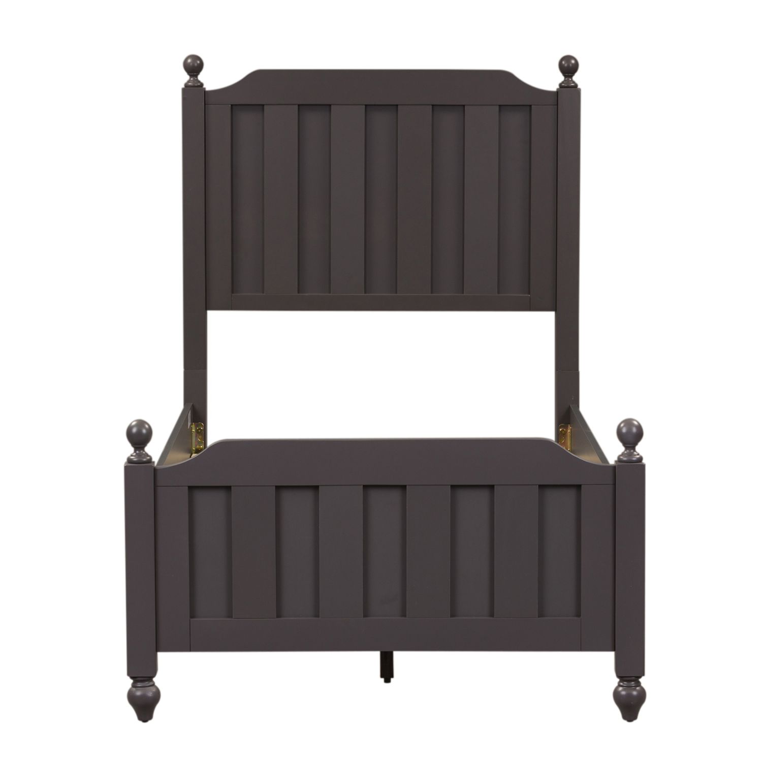 Cottage View White Melamine Bed | Scratch-Resistant Finish