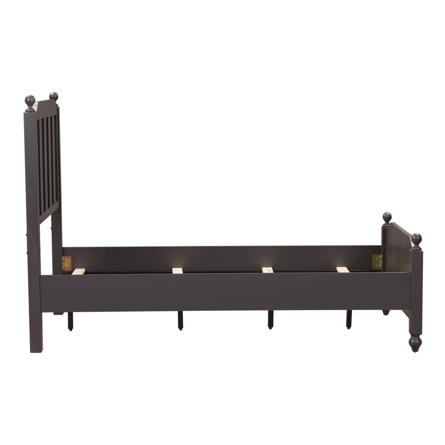 Cottage View White Melamine Bed | Scratch-Resistant Finish