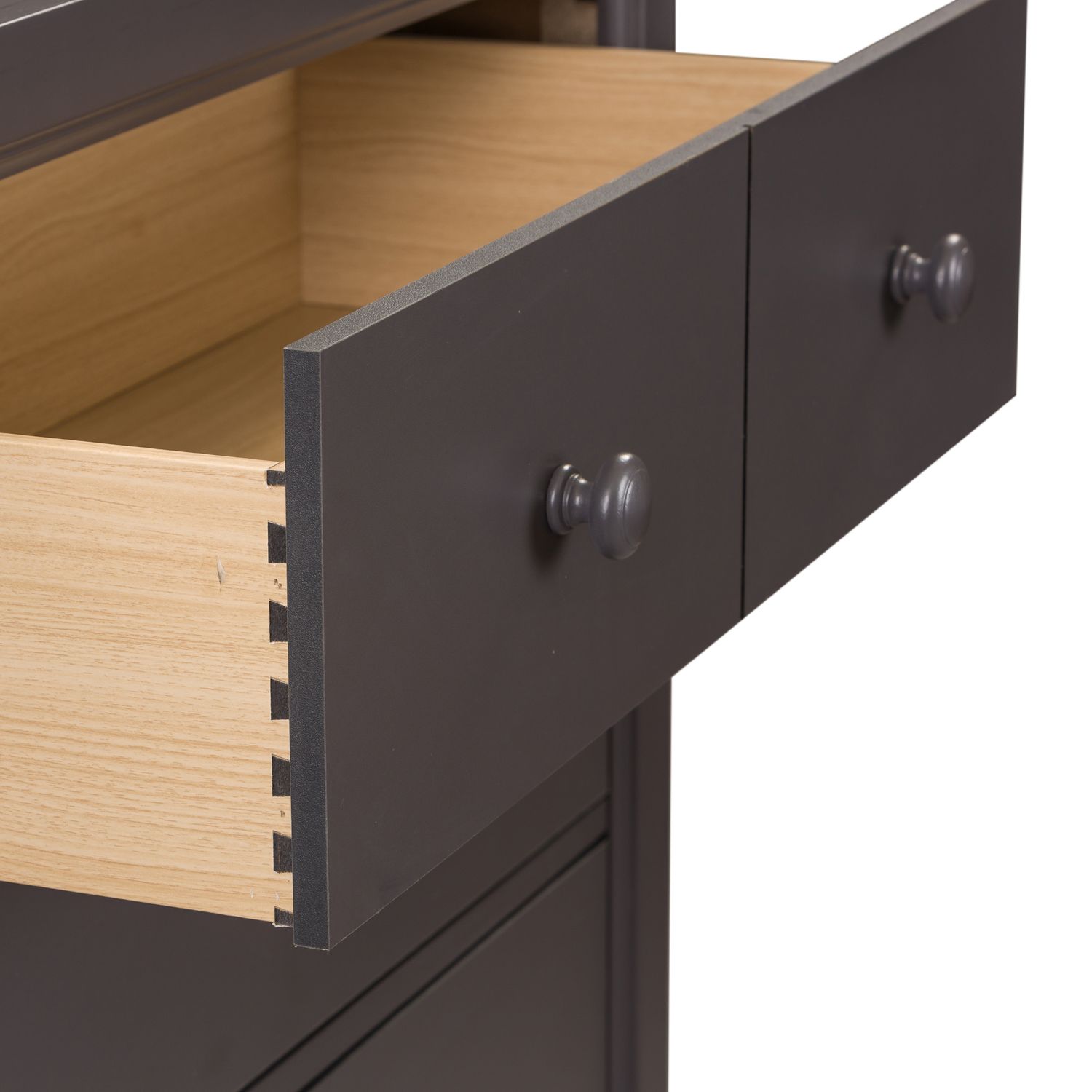 Cottage View Melamine/Wood 5-Drawer Chest
