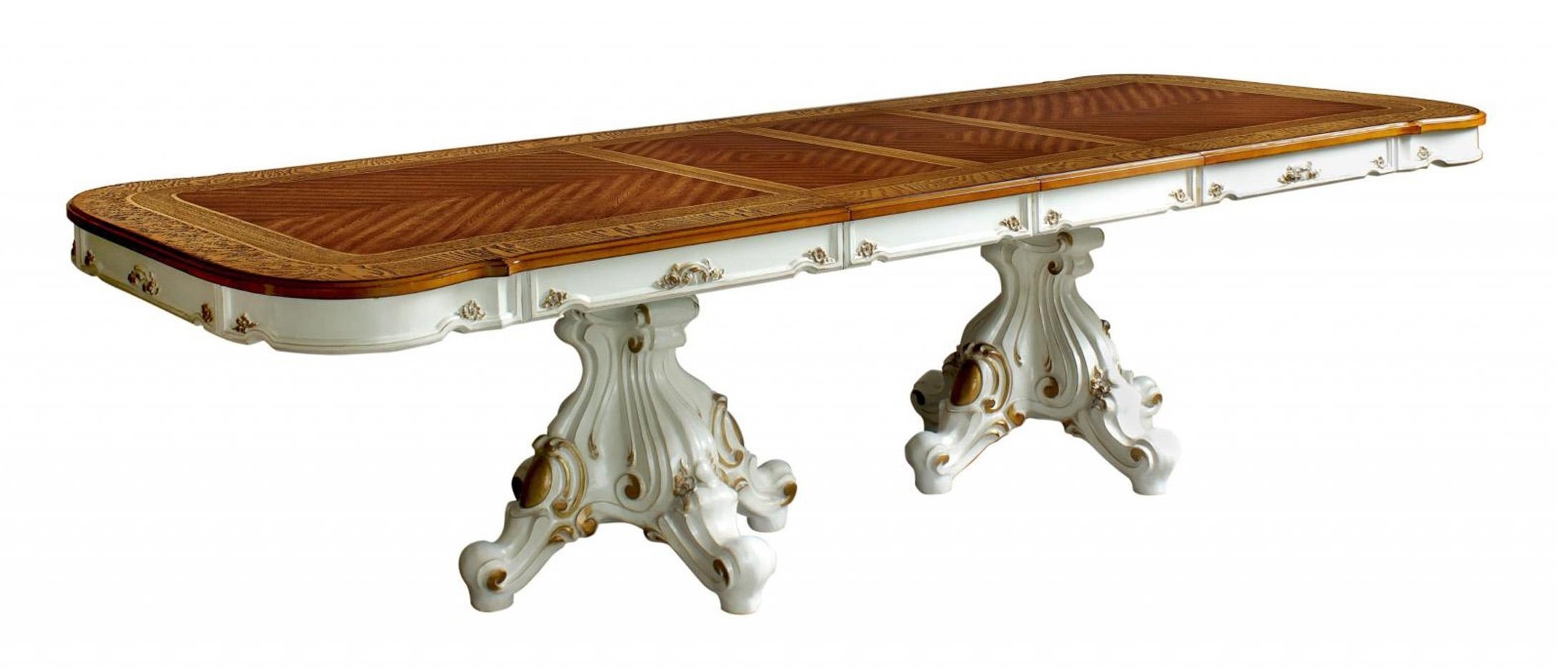 Picardy Wood Extendable Dining Table