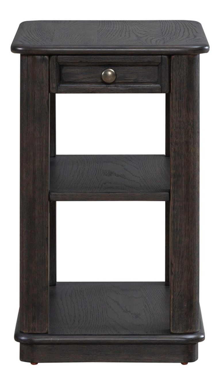 Wallace Rectangular Wood 1-Drawer Chair Side Table