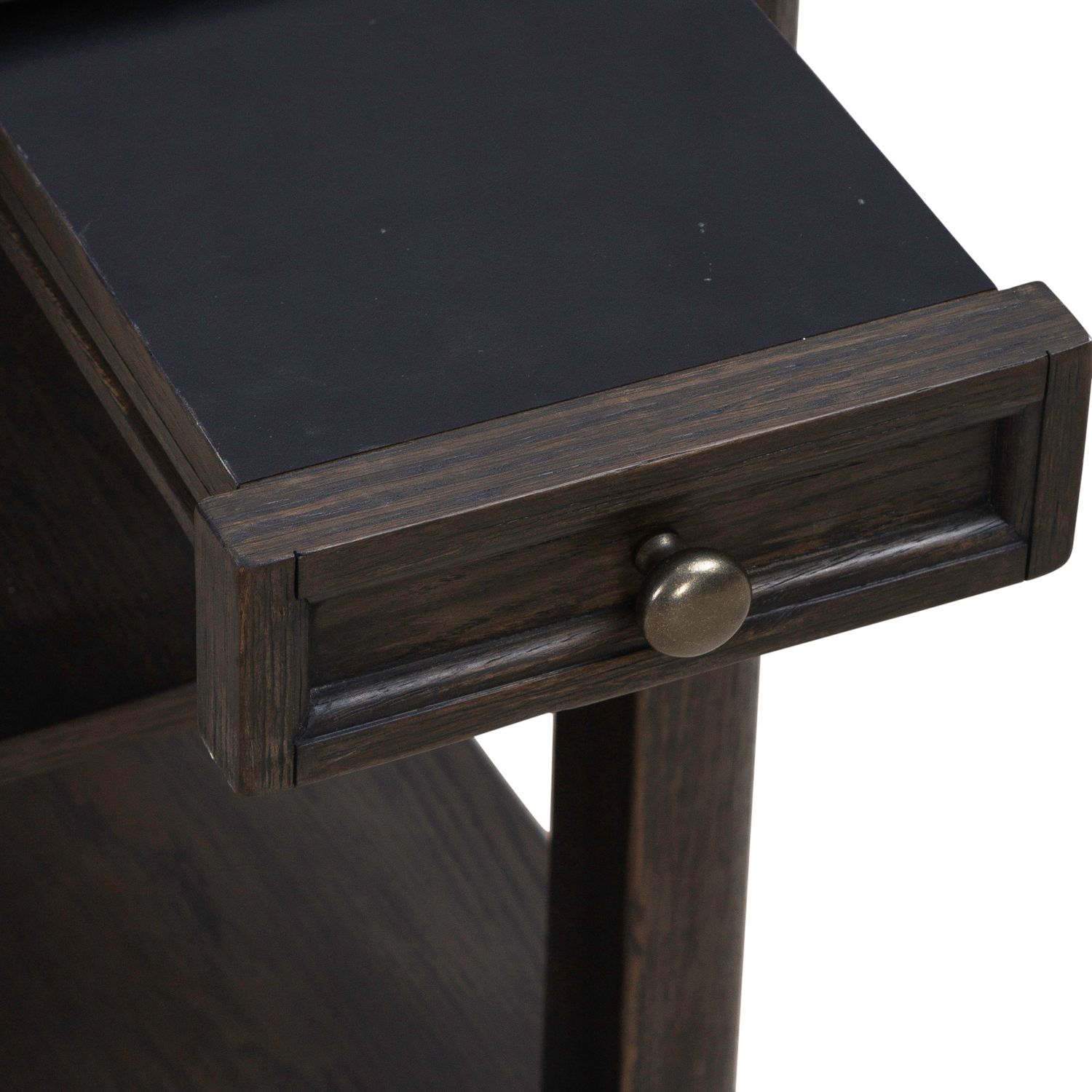 Wallace Rectangular Wood 1-Drawer Chair Side Table