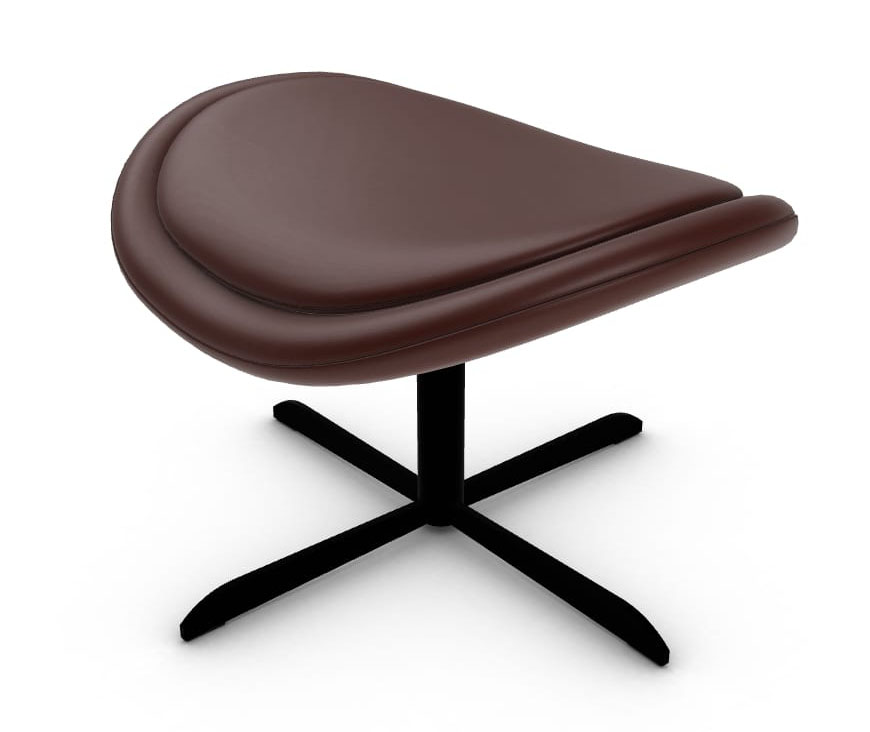 Lazy Metal/Leather Lounge Armchair